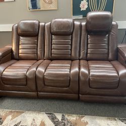 [OM] 🟪 Only $45 initial then take it home 🏡 Brand new Owner's Box Power Reclining Sofa And Loveseat 