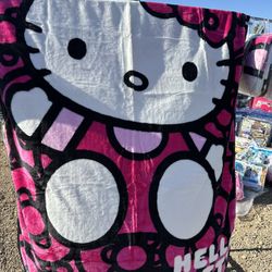 Hello Kitty Blankets. $30.    84 Ave Indian school 