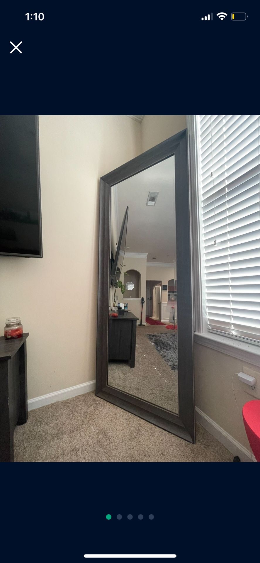 Full Length Mirror (grey)