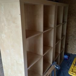TWO Ikea lack 3x2 Shelves 