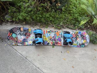 120cm K2 Mini Turbo Snowboard & Bindings & Boots Size 4