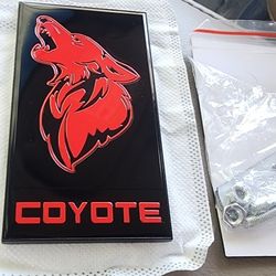 Coyote Grill Badge Emblem All Others Seen Sold Separately SHIPPING AVAILABLE 