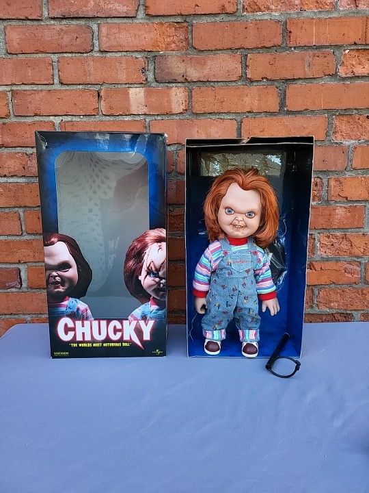 CHILD'S PLAY Chucky Doll 14" Vinyl Figure - Sideshow Collectibles (2006) #4605