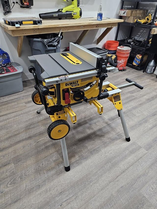 DeWalt 60v Table Saw And Miter Chop Saw