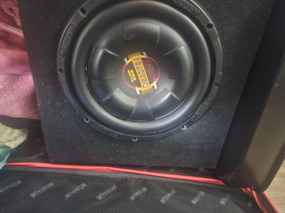 Boss Phantom 800 Watt Sub In Custom Box