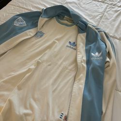 Adidas Teal T Shirt & Matching Jacket