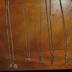 925 Sterling Silver Necklace With Charms 