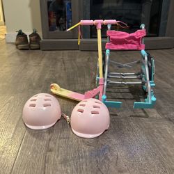 American Girl Doll Wheelchair And Scooter