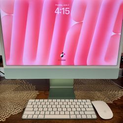 Apple iMac 24-inch (M1, 2021) - 8GB RAM:All-in-One Desktop