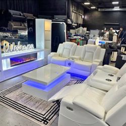 Power Reclining Sofa Or Love Seat $999 Each Your Choice 