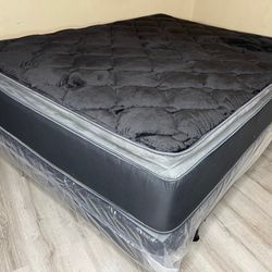 Queen Midnight Collection Hybrid Gel Pillow Top 