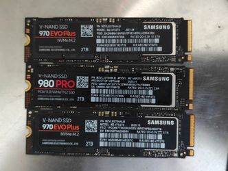 Samsung NVMe M.2 SSD drives