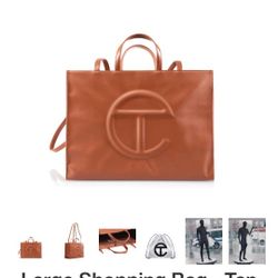 Telfar Large Tan Shopping Bag