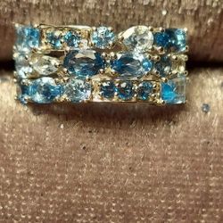 Blue Topaz Ring