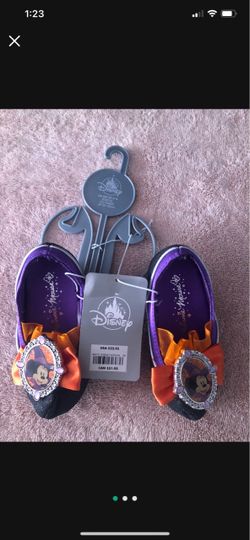 Disney Minnie Mouse Kids Halloween Slip-On Shoes