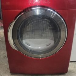 Red Samsung Dryer