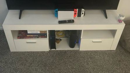 White TV Stand