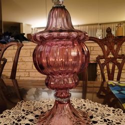 Vintage Purple Candy Dish