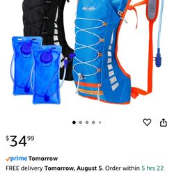 2 Set Hydration Backpack 2l Water 