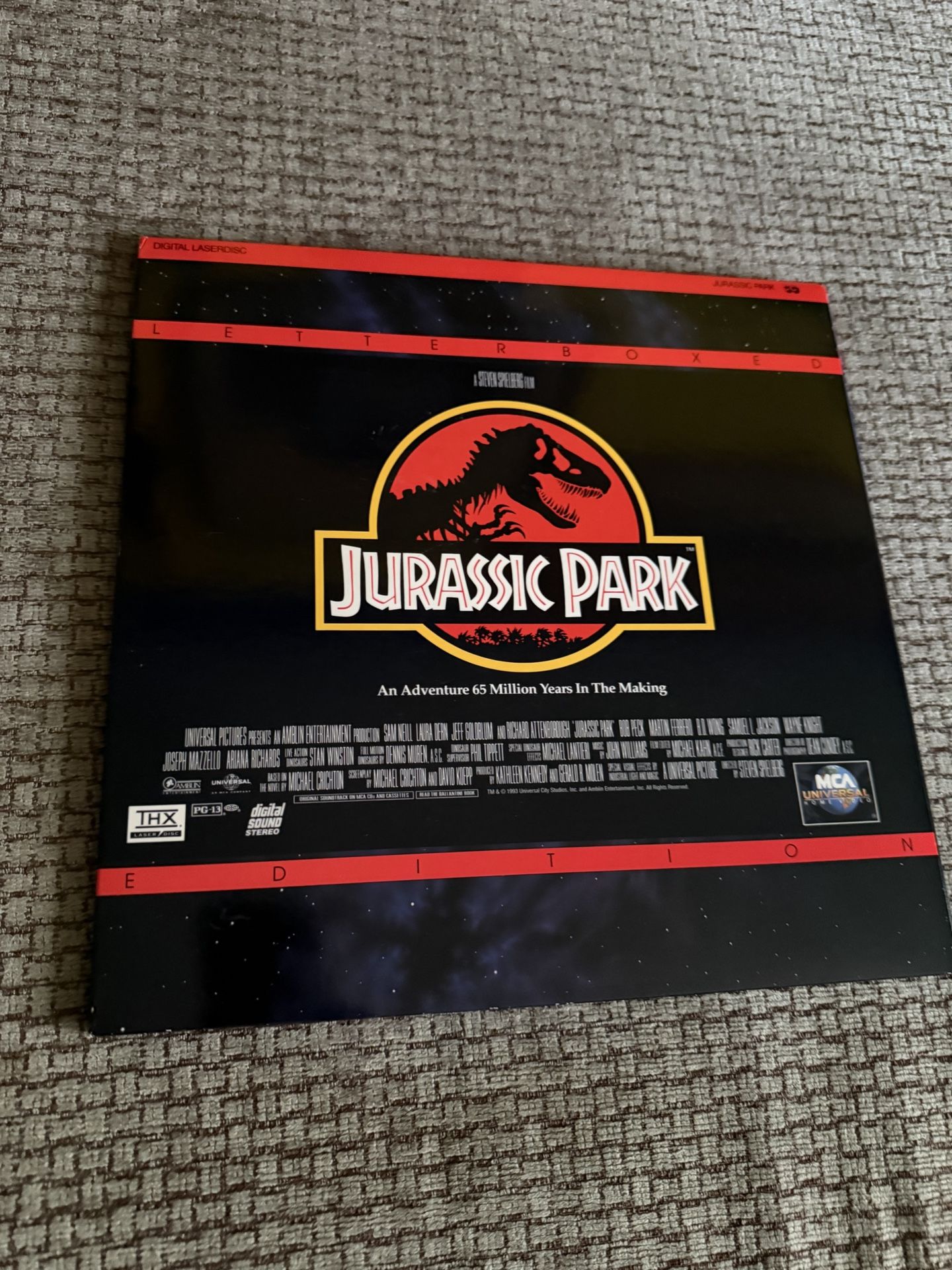 1993 LaserDisc Jurassic Park