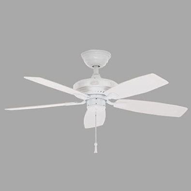Hampton Bay Gazebo II 42 in. Indoor/Outdoor White Ceiling Fan New