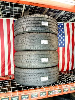 ✅ P275/55R20 MICHELIN DEFENDER LTX MS2 4 NICE USED TIRES ALL SEASON 275 55 20