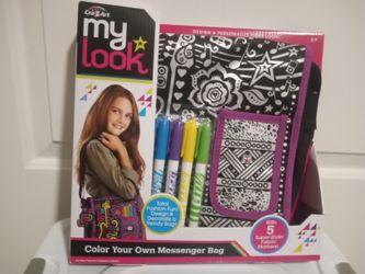 Cra-Z-Art Messenger Bag "My Look Color Your Own Bag"