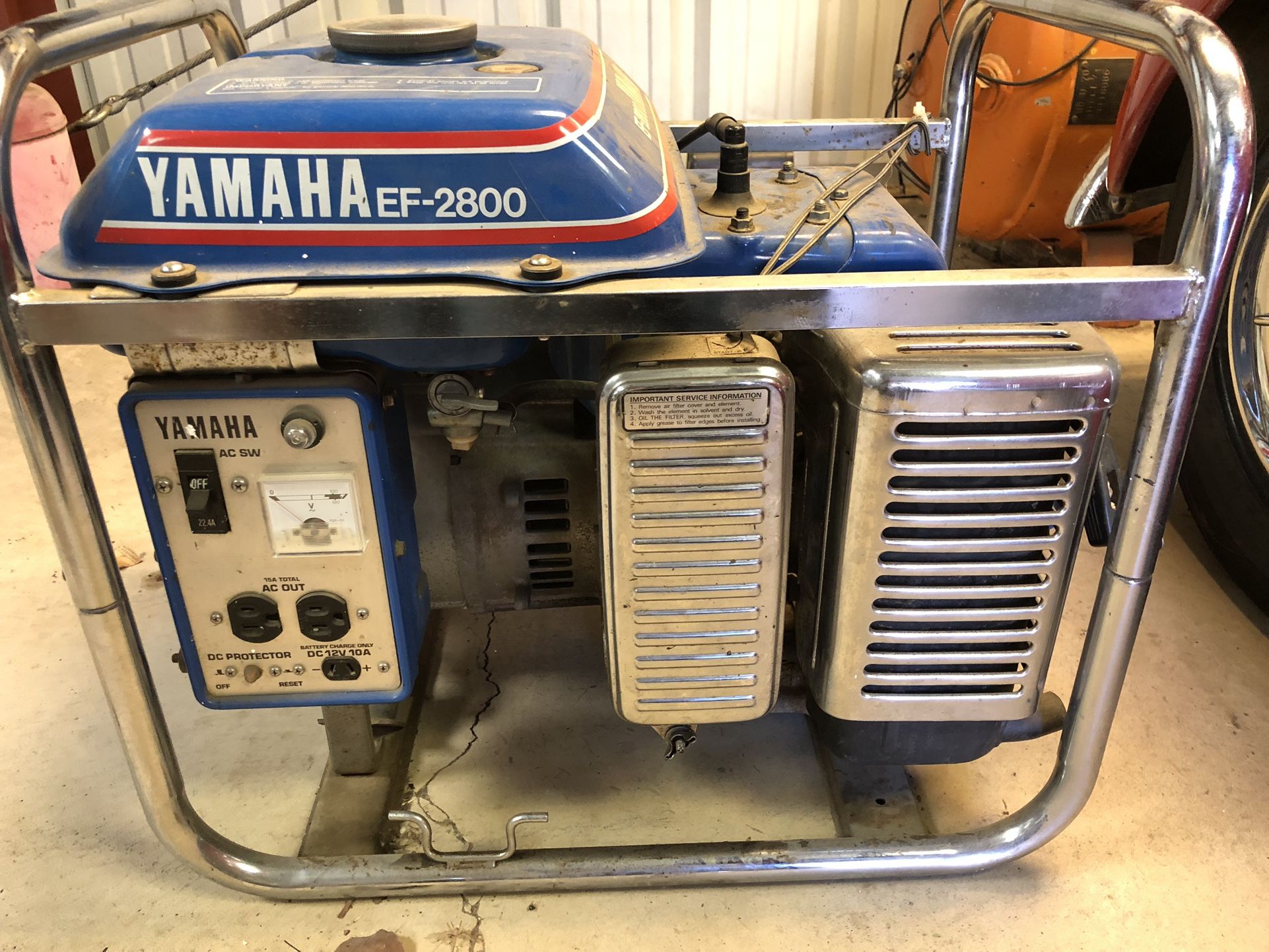 Yamaha Portable Generator. for Sale in Potrero, CA OfferUp