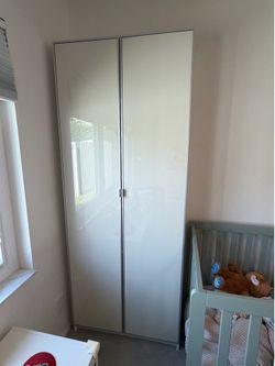 Bookcase with glass doors