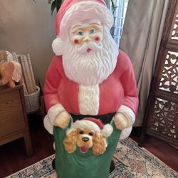 Vintage Empire Blow Mold Santa Claus