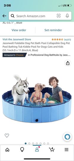 XL Collapsible And Foldable Dog Pool