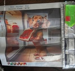 Daschund jelly toast Diamond Painting Complete KIT whatmost