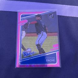 2021 Donruss Christian Pache Pink Fireworks #tr4