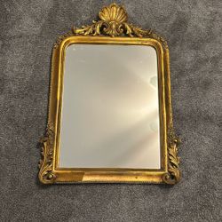 Small Gold Vanity  Mirror