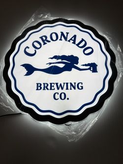 Coronado led sign 18”x18”