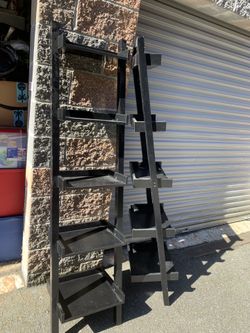 Ladder Bookshelf 2 Shelves