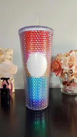 Starbucks Studded Tumbler Rainbow. Iridescent
