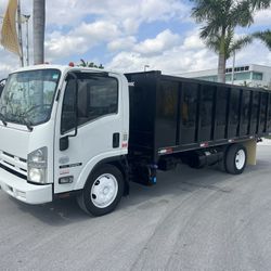 2013 Isuzu NRR Flatbed Bed Truck Isuzu Npr Camion De Plancha Flat Bed With Sides Diésel Con Barandas Volteo Dump Body Truck