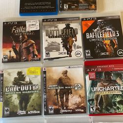10 PS3 Games- See pic- Make offer