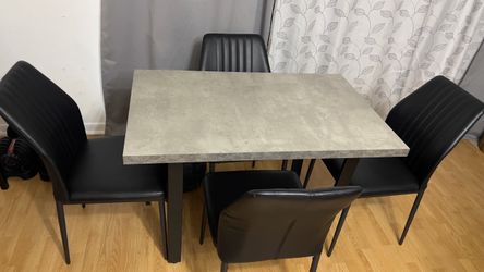Dining table with 4 chairs