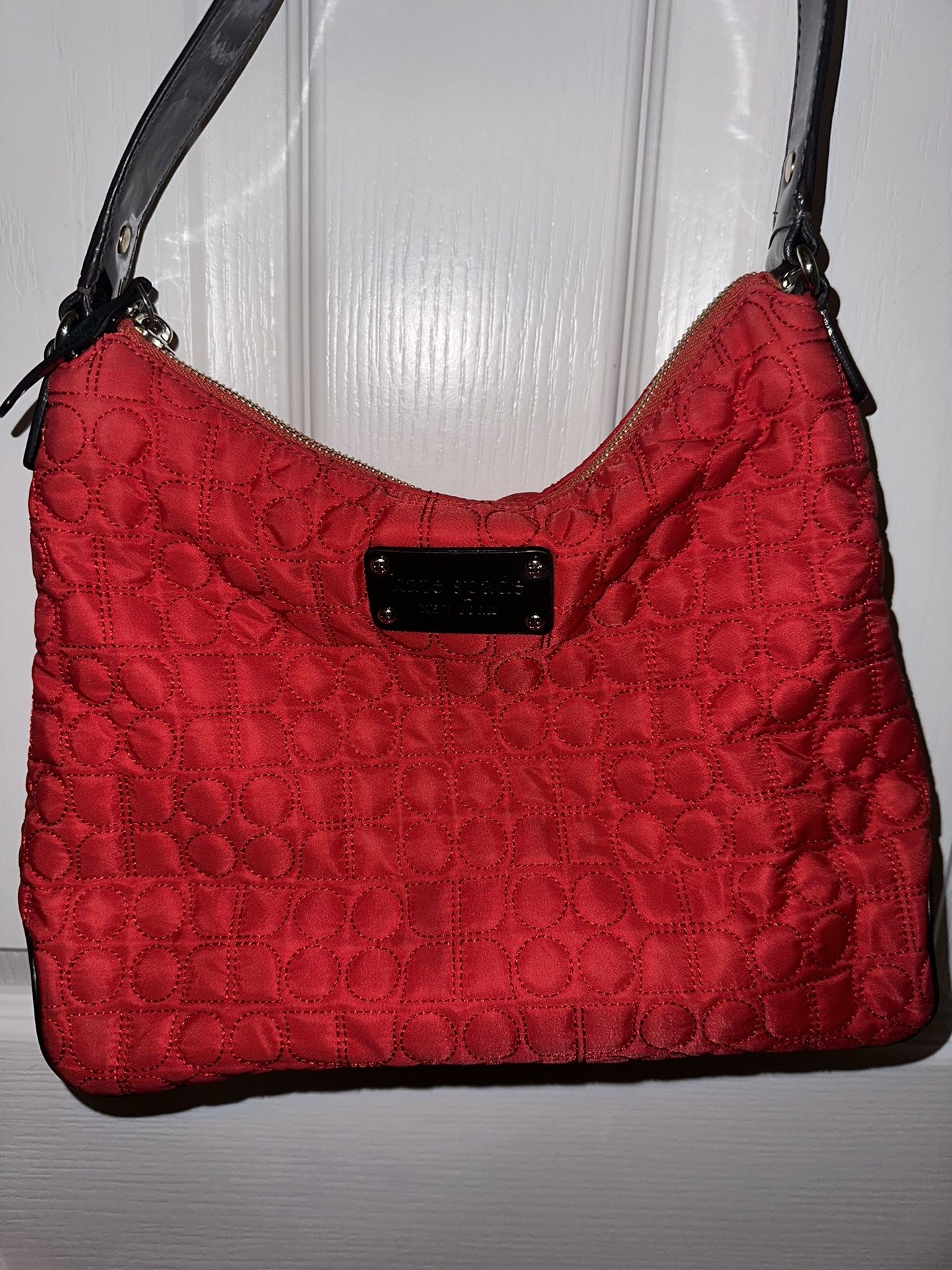 Kate Spade Red And Black Purse Bag **EXCELLENT CONDITION **