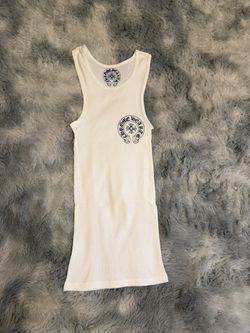 White Chrome Hearts Tank Top Size Medium Unisex