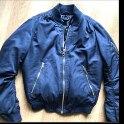 EUC Women's TOPSHOP Aviator Bomber Jacket Size 4 SMALL 