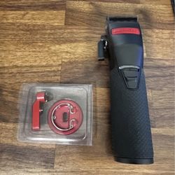 BaBylissPRO Limited Edition Influencer FX Boost+ Cordless Clipper FX870Ri Los Cuts - Red