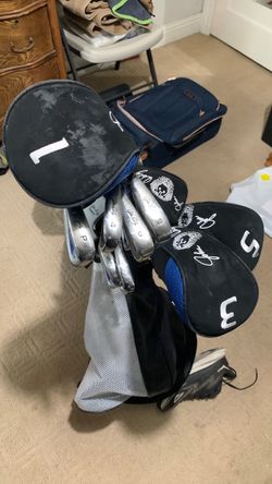 Golf Club Set with Bag and Head Covers