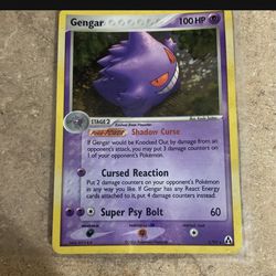 Gengar Holo Rare 5/92 - Never Played - Excellent Condition 