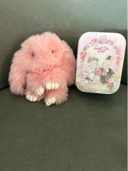 Bunny Lulu keychain stuffy