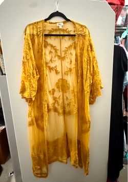 Size large mustard kimono