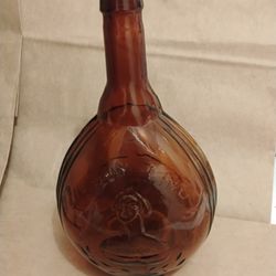 VINTAGE 1930's Open Pontil Jenny Lind - Amber