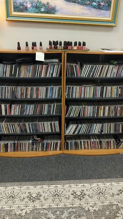 Racks of cds